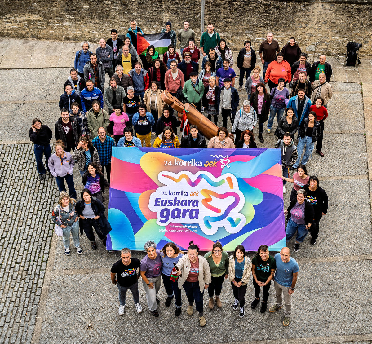 La 24ème édition de KORRIKA montrera que nous sommes la langue basque, d’Atharratze à Bilbo