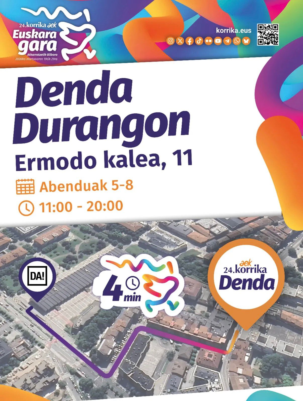 Zatoz KORRIKA dendara Durangon!