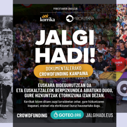 JALGI HADI! Dokumentalarako crowdfunding kanpaina