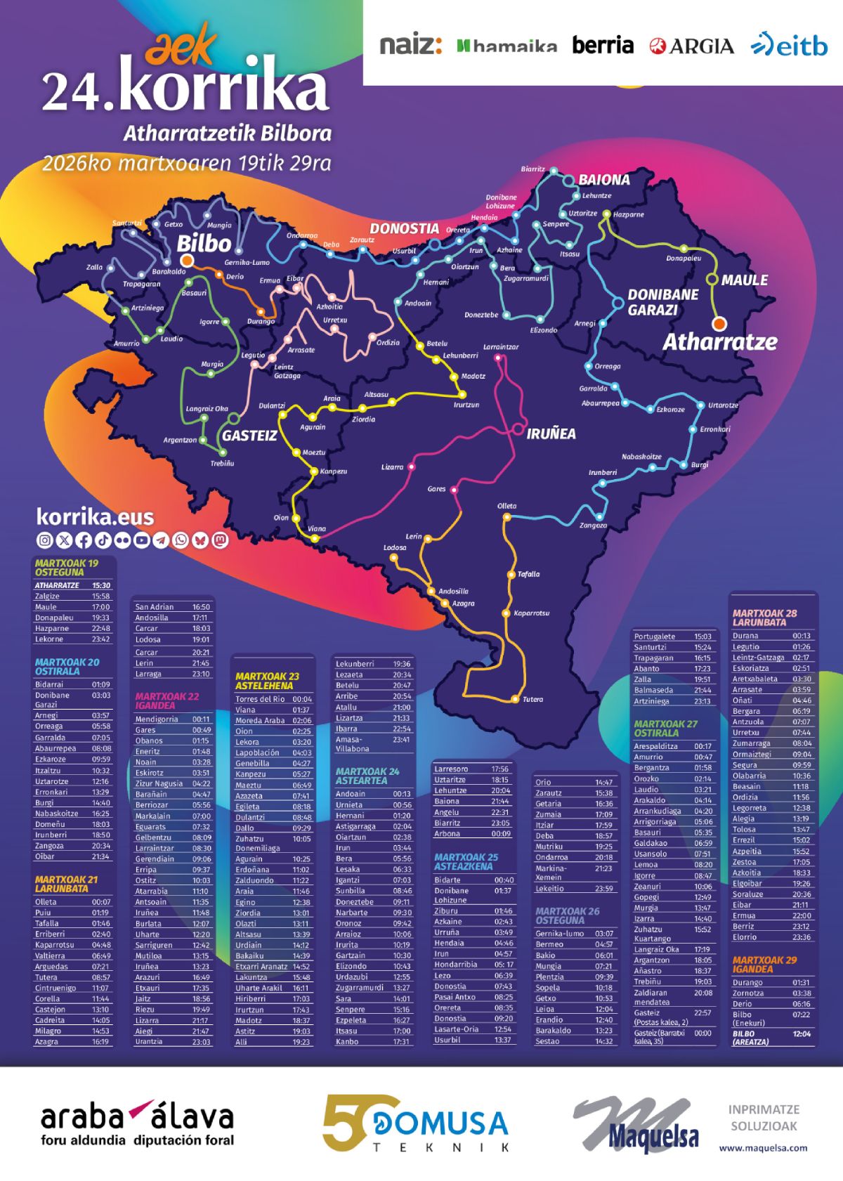 La 24ème KORRIKA a pour objectif d’être la plus participative de toutes